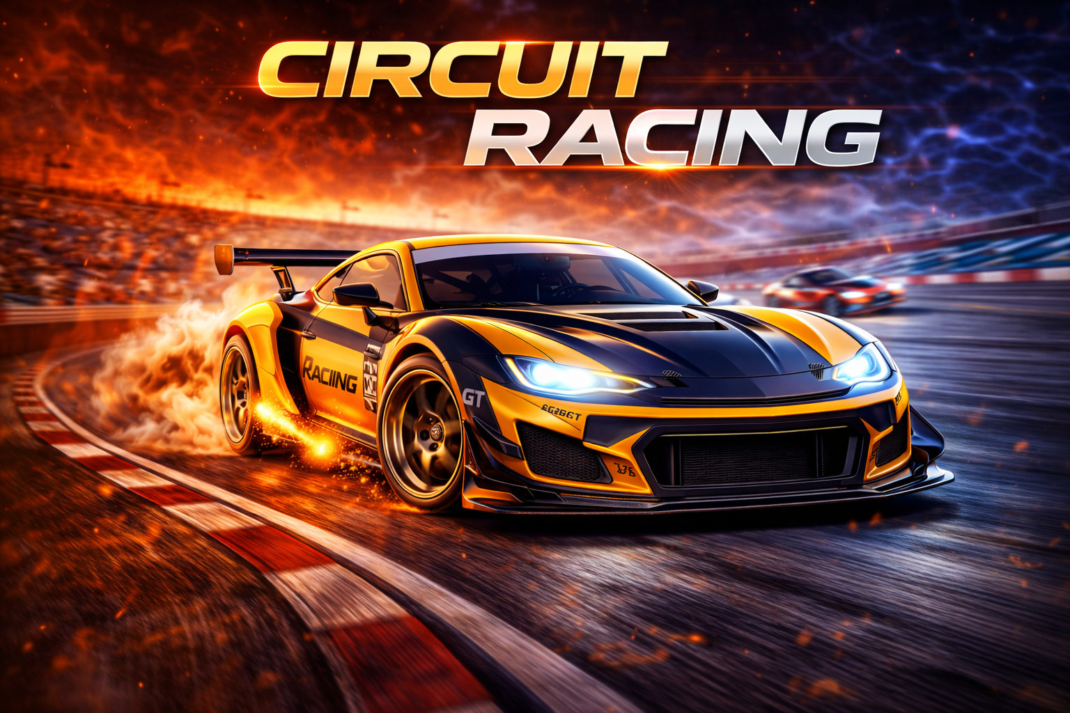 Circuit racing performance parts for track driving